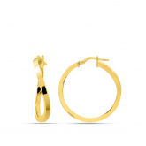 Boucles d'oreilles croles 18 mm vague