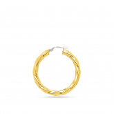 Boucles d'oreilles croles 25 mm - Fil 4 mm