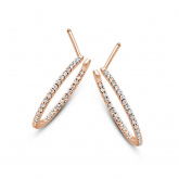 Boucles d'Oreilles Croles Diamants 