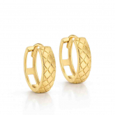 Boucles d'oreilles Cr�oles Matelass�es - Autre version