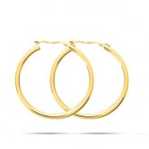 Boucles d'oreilles Croles Systme Vector 25 mm - Fil 2.3 mm