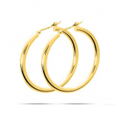 Boucles d'oreilles Croles Systme Vector 30 mm - Fil 3.5 mm