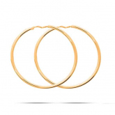 Boucles d'oreilles Croles Systme Vector 40 mm - Fil 1.5 mm