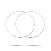 Boucles d'oreilles Croles Systme Vector 40 mm- Fil 1 mm