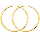 Boucles d'oreilles Croles Systme Vector 55 mm - Fil 3.5 mm