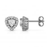 Boucles d'oreilles Diamant triangle de Synth�se  - Autre version