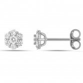Boucles d'oreilles Diamants - Diamant de Laboratoire - Autre version