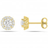 Boucles d'oreilles Diamants - Diamant de Laboratoire - Pour compl&eacute;ter