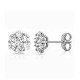 Boucles d'oreilles Diamants de Synth�se - Autre version