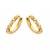 Boucles d'Oreilles Diamants - Pour complter