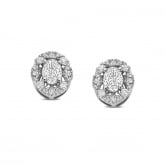 Boucles d'Oreilles Diamants - Pour complter