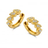 Boucles d'Oreilles Diamants - Pour complter