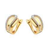 Boucles d'Oreilles Diamants - Pour complter