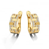 Boucles d'Oreilles Diamants - Pour complter