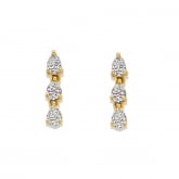 Boucles d'Oreilles Diamants - Pour complter