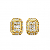 Boucles d'oreilles diamants - Pour complter
