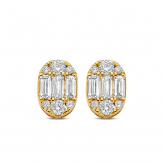 Boucles d'oreilles diamants - Autre version