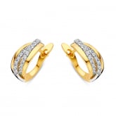 Boucles d'Oreilles Diamants - Pour complter