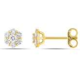 Boucles d'oreilles Diamants - Diamant de Laboratoire - Pour complter