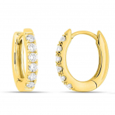 Boucles d'oreilles Diamants - Diamant de Laboratoire - Pour complter