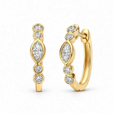 Boucles d'oreilles Diamants Mosaik Collection - Mérité - Autre version