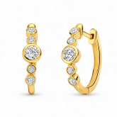 Boucles d'oreilles Diamants Mosaik Collection - Mérité - Autre version