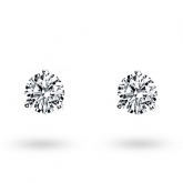 Boucles d'oreilles Diamants sertie 3 griffes