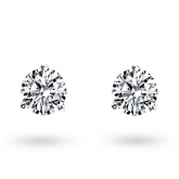 Boucles d'oreilles Diamants sertie 3 griffes