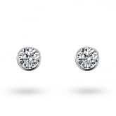 Boucles d'oreilles Diamants sertie clos  - Autre version