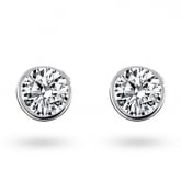 Boucles d'oreilles Diamants sertie clos - Autre version