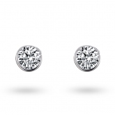 Boucles d'oreilles Diamants sertie clos  systme Alpa