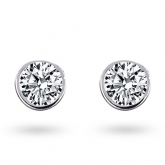 Boucles d'oreilles Diamants sertie clos systme Alpa