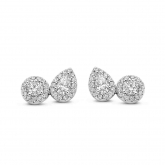 Boucles d'oreilles en argent serties d' Oxydes - Naiomy