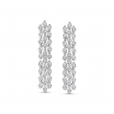 Boucles d'oreilles en argent serties d' Oxydes - Naiomy