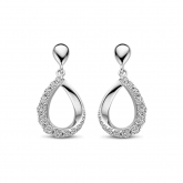 Boucles d'oreilles en argent serties d'Oxydes - Naiomy