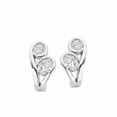 Boucles d'oreilles en argent serties d' Oxydes - Naiomy