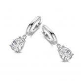 Boucles d'oreilles en argent serties d' Oxydes - Naiomy