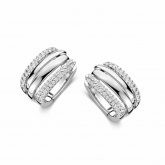Boucles d'oreilles en argent serties d' Oxydes - Naiomy