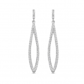 Boucles d'oreilles en argent serties d' Oxydes - Naiomy