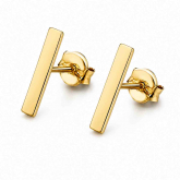 Boucles d'oreilles Or Rectangulaires - Autre version