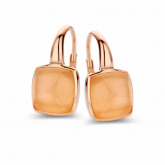 Boucles d'oreilles Pierre de Lune orange One More