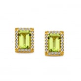 Boucles d'oreilles Pierres Fines et Diamants - Autre version