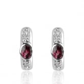 Boucles d'oreilles rubis - Autre version