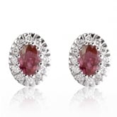 Boucles d'oreilles rubis - Autre version