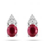 Boucles d'Oreilles Rubis - Autre version