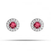Boucles d'oreilles Rubis - Autre version