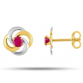 Boucles d'oreilles Rubis - Autre version