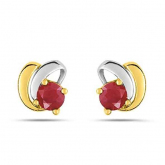 Boucles d'Oreilles Rubis - Autre version