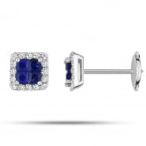 Boucles d'oreilles Saphir  - Pour complter