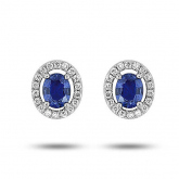Boucles d'oreilles Saphir - Autre version